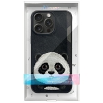 Nimmy etui iPhone 15 Pro 6.1" czarny/black Big Eyed Pet 2.0 Panda