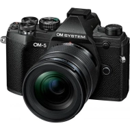 Aparat OM SYSTEM OM-5 czarny + M.Zuiko Digital ED 12?45 mm f/4 Pro
