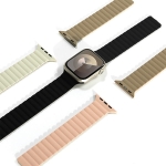 Araree pasek Silicone Link Apple Watch 38/40/41mm biało-zielony/warm white-khaki AR70-01908C
