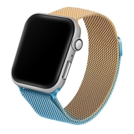 Beline pasek Apple Watch Steel 42/44/45/49 mm Niebiesko-złoty - Blue-gold