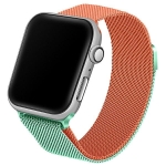 Beline pasek Apple Watch Steel 38/40/41mm Zielono-pomarańczowy - Green-orange