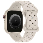 Beline pasek Apple Watch Silicone Woven 42/44/45/49mm Beżowy - Starlight box