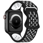 Beline pasek Apple Watch New Sport Silicone 42/44/45/49 mm Czarno-biały - Black-white box