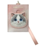 Nimmy portfel na karty rozowypink Big Eyed Pet 2.0 Cat-3.webp