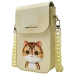 Nimmy torebka na telefon khaki Big Eyed Pet 2.0 Cat-2.webp