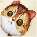 Nimmy torebka na telefon khaki Big Eyed Pet 2.0 Cat-6.webp