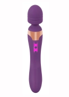 Wibrator i masażer łechtaczki - 2 końce - 8 trybów - 21cm
