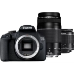 Aparat Canon EOS 2000D + EF-S 18-55 mm IS II + EF 75-300 mm III