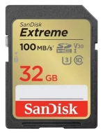 Karta pamięci SanDisk Extreme SDHC 32 GB C10 V30 UHS-I U3 (100 MB/s)