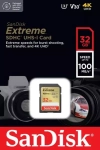 Karta pamięci SanDisk Extreme SDHC 32 GB C10 V30 UHS-I U3 (100 MB/s)