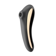 Wibrator - stymulator powietrzny - Satisfyer Dual Kiss - czarny