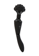Masażer - dwustronny - łechtaczka i wibrator - 28 cm - 10 trybów