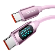 TOOCKI KABEL USB-C-C 2M 100W PINK