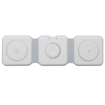 Ładowarka bezprzewodowa indukcyjna 3w1 Ecobox Magsafe 15 W USB-C Biała - White