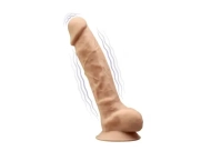 Duże wibrujące dildo z mocną przyssawką – 20,3 cm