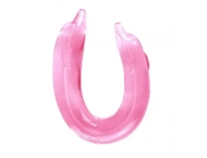 Podwójne Różowe Dildo z Końcówką Delfina 30,5 cm
