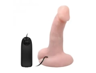 Zakrzywiony Realistyczny Penis z Wibracjami 20 cm