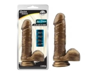 Dildo Realistyczne Członek Jądra Przyssawka 19 cm Gold