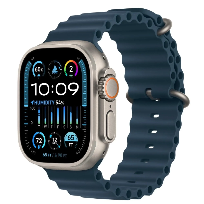 Apple Watch Ultra 2 GPS + Cellular 49 mm koperta tytanowa + pasek Ocean Blue