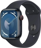 Watch Apple Watch Series 9 LTE 45mm Midnight Aluminium Case with Sport Loop M/L- Midnight
