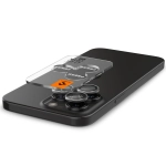 Ochrona na obiektyw aparatu Spigen Optik.Tr Camera EZ FIT Lens do Apple iPhone 17 Pro / 17 Pro Max / 16 Pro / 16 Pro Max Transparentny