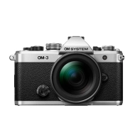 Aparat OM SYSTEM OM-3 12-45 Kit Srebrny - Silver | Kup i zaoszczędź – cashback do 2500 zł!