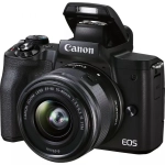 Aparat Canon EOS M50 Mark II + EF-M 15-45mm IS STM Czarny zestaw dla wideoblogera