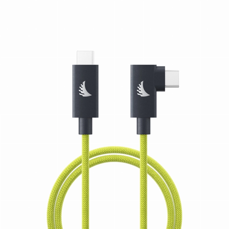 Kabel Angelbird USB-C 4.0 Solid Flex Cable Right-Angle 2 m Limonkowy - Lime