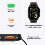 Apple Watch Ultra 3 (2025) GPS + Cellular 49mm koperta tytanowa Black + pasek Black Alpine Loop M
