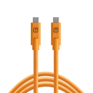 Kabel Tether Tools TetherPro USB-C - USB-C 5 Gbps, 3A/60 W, 3 m Pomarańczowy - Orange