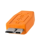 Kabel Tether Tools TetherPro USB 3.0 - Micro-B 5 Gbps 4.6 m Pomarańczowy - Orange