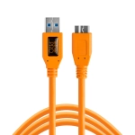 Kabel Tether Tools TetherPro USB 3.0 - Micro-B 5 Gbps 4.6 m Pomarańczowy - Orange