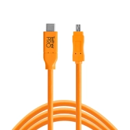  Kabel Tether Tools TetherPro USB-C - 2.0 Mini-B 8-Pin 4.6 m Pomarańczowy - Orange