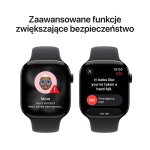 Apple Watch Series 11 (2025) GPS 46mm koperta aluminiowa Jet Black + pasek Black Sport Band S/M