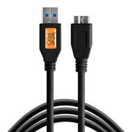 Kabel Tether Tools TetherPro USB 3.0 - Micro-B 5 Gbps 4.6 m Czarny - Black