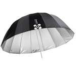 Parasolka paraboliczna Deep Space Quadralite 105 cm Srebrna - Silver