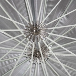 Parasolka paraboliczna Deep Space Quadralite 105 cm Srebrna - Silver