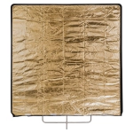 Zestaw powłok do flagi złoty/srebrny/biały/czarny Quadralite 120x120cm