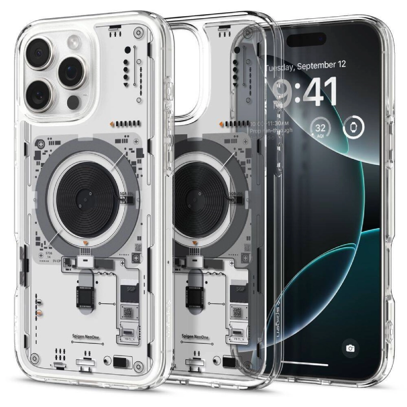 Etui Spigen Ultra Hybrid MagSafe do iPhone 16 Pro Przezroczyste - Clear