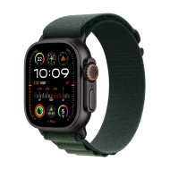 Apple Watch Ultra 2 Cellular 49mm Titanium Case With Alpine Loop M Ciemny zielony - Dark Green