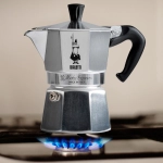 Kawiarka Bialetti Moka Express 6tz Srebrna - Silver