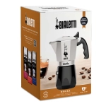 Kawiarka Bialetti New Brikka 4tz Srebrno-czarna - Silver and black