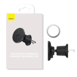 Uchwyt samochodowy z ładowarką Baseus CW01 3w1 Czarny - Black