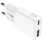 Ładowarka sieciowa 4smarts PDPlug Slim Duos 20W + kabel 1.5m Biała - White