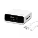 Ładowarka biurkowa 4smarts GaN Screen 100W Biała - White