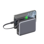 Powerbank 4smarts Pocket Dual Cord 20000mAh 22.5W Gwiezdna szarość - Space gray