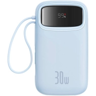 Powerbank Baseus QPow2 20000mAh 30W 2xUSB-C Niebieski - Blue
