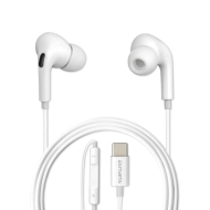 Słuchawki 4smarts Digital Basic USB-C Białe - White
