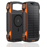 Powerbank solarny 4smarts Rugged TitanPack UltiMag 20000 mAh Czarny - Black
