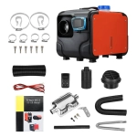 Ogrzewanie postojowe Blitzwolf BW-AH-H2B + adapter AC Czarno-czerwone - Black and red
